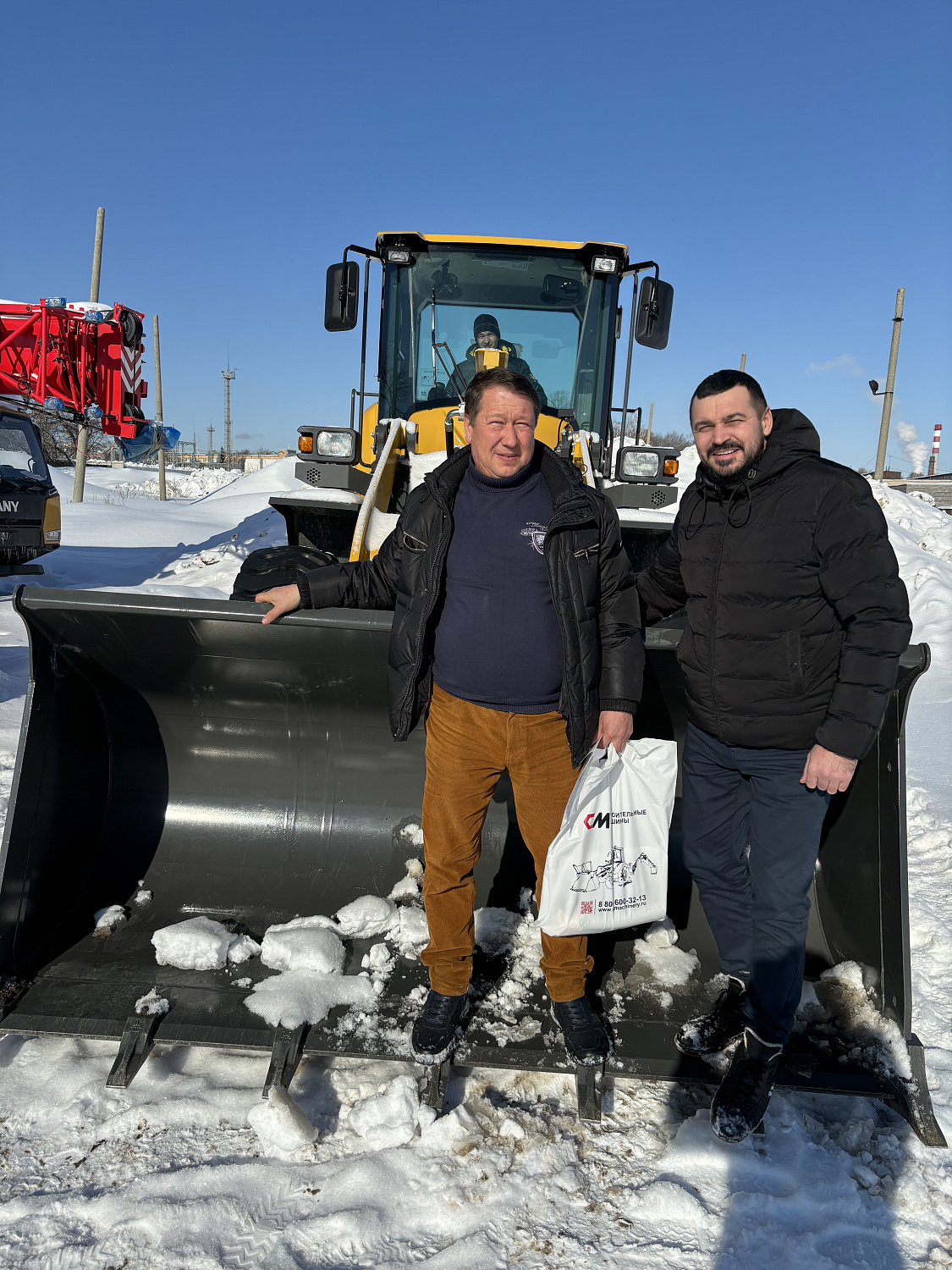 Счастливый обладатель Фронтального погрузчика Ensign YX 635